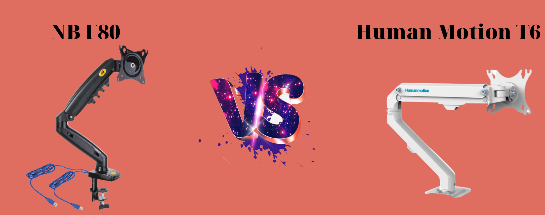 ARM Motion Công thái học Top 1 bán chạy (Human Motion T6) và Top 3 (NB F80) có gì khác biệt?