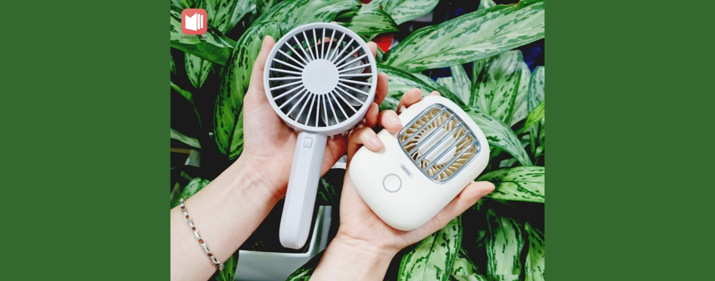 Review quạt đeo cổ tích điện mini Remax F36 siêu tiện lợi