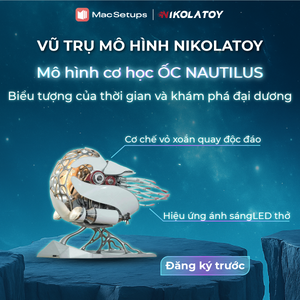 Mô hình cơ học Ốc NAUTILUS - Mechanical 3D Steampunk | Công nghệ thiết kế cơ khí độc đáo