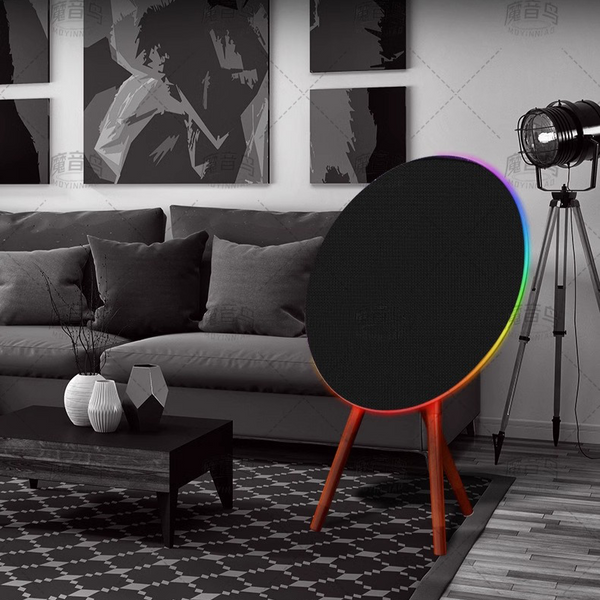 Loa Bluetooth 100W Hình Đĩa Bay - Hỗ Trợ Thẻ TF, AUX, Âm Thanh Vòm Cho Phòng Khách