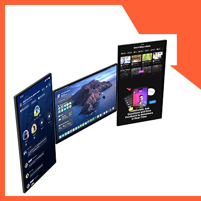 Bộ Màn Hình Đa Năng 4 Màn Transformers - 18.5 inch với Kết Nối Từ Tính