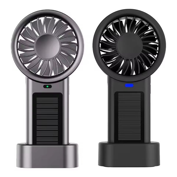 Quạt Mini 9Space Năng Lượng Mặt Trời - Cầm Tay, Sạc USB, Mát Mẻ Mọi Lúc