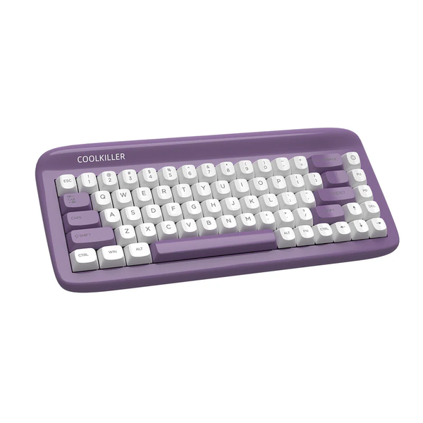 Bàn Phím Cơ Nhôm CoolKiller Vivid67 – Thiết Kế Độc Đáo, Đèn Nền RGB Rực Rỡ, Kết Nối Linh Hoạt