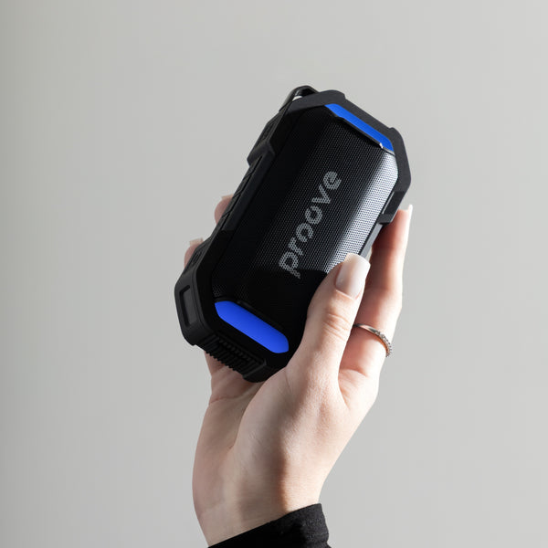 Loa Di Động Proove Black Rock 10W - Bluetooth 5.3, Pin Lâu Chống Nước, Bass Mạnh