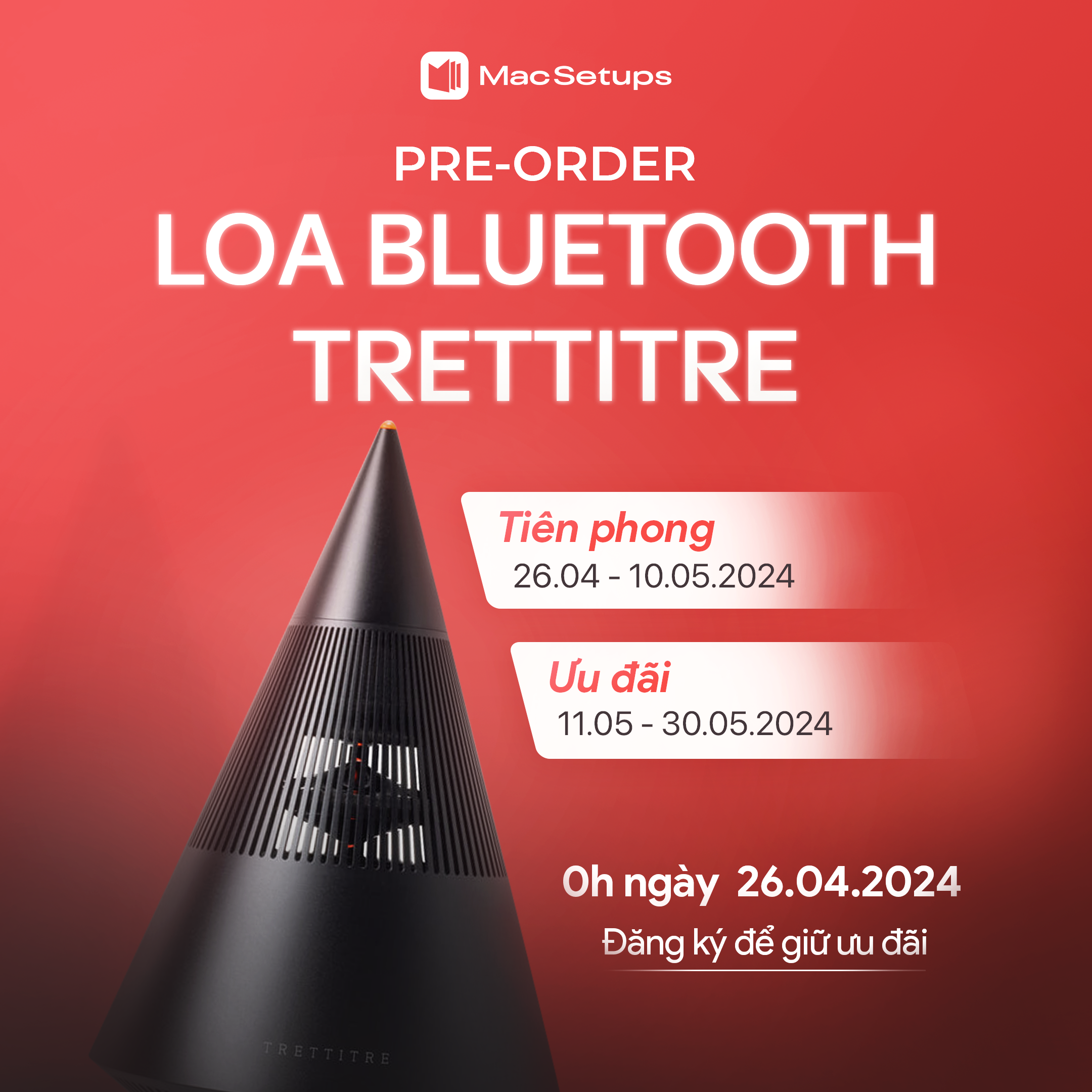 Loa Không dây Trettitre TreSound: Trải nghiệm Âm Thanh Vòm 360° với Kết nối Bluetooth