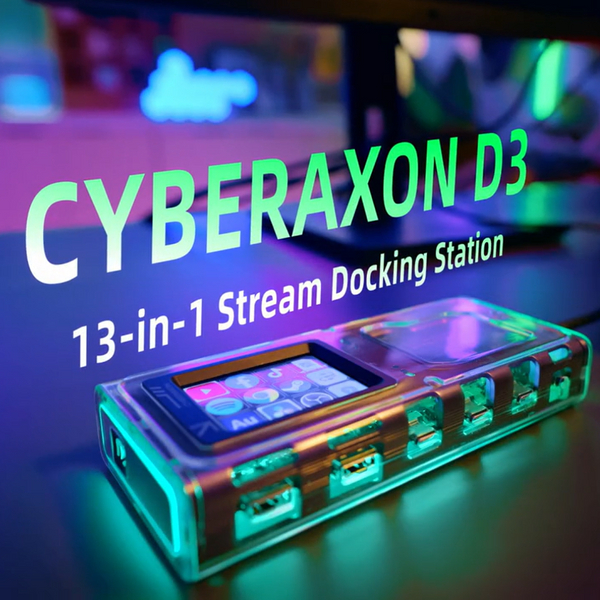 CyberAxon D3 | Docking Station Điều Khiển Stream 13 Trong 1