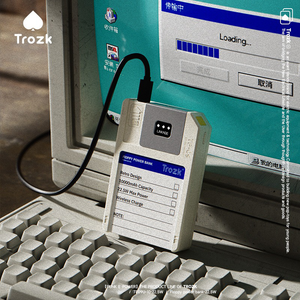 Sạc Dự Phòng Từ Tính TROZK TP-09 10000mAh - Đa Năng Từ Tính, Có Chức Năng Lưu Trữ