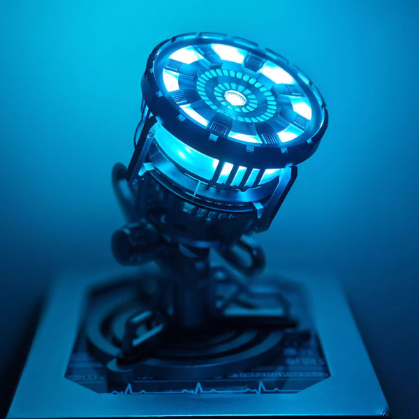 Mô Hình Lò Phản Ứng Hồ Quang Iron man - Arc Reactor Mark 5 gen 3, Đèn LED phát sáng, Mô Phỏng Sắc Nét