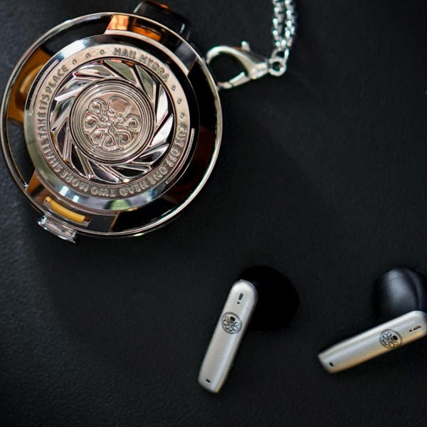 Tai Nghe True Wireless New Hydra - Bluetooth 5.3, Chống Ồn Thông Minh, Thiết Kế Retro Đồng Hồ Bỏ Túi, Hợp Kim Kẽm CNC, Chống Nước IPX5