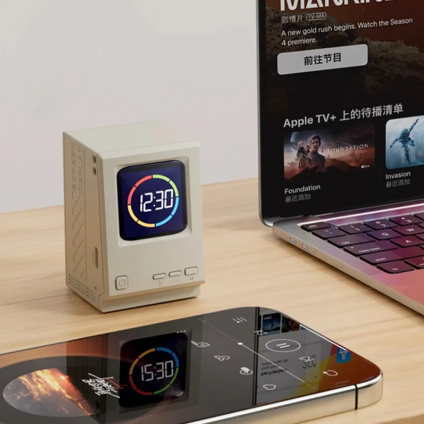 Loa Bluetooth Retro | Tích hợp màn hình hiển thị lời bài hát