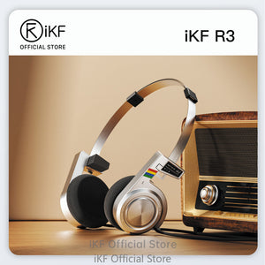 Tai nghe IKF R3 Bluetooth Không Dây - Phụ Kiện Thời Trang Retro Kết Hợp Công Nghệ Hiện Đại