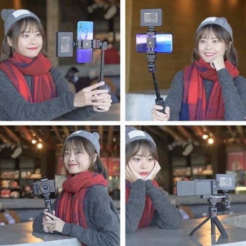 Tripod KingMa 360º cầm tay cho điện thoại di động | Quay vlog, giá đỡ cho điện thoại