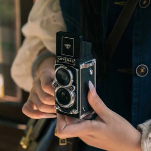 Máy Ảnh Kỹ Thuật Số Dual Lens Retro Nhỏ Gọn - Camera Du Lịch và Selfie