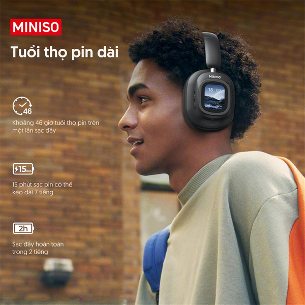 Tai Nghe Không Dây MINISO G90 - Công Nghệ Chống Ồn, Cảm Ứng và và Âm Thanh Chất Lượng Cao