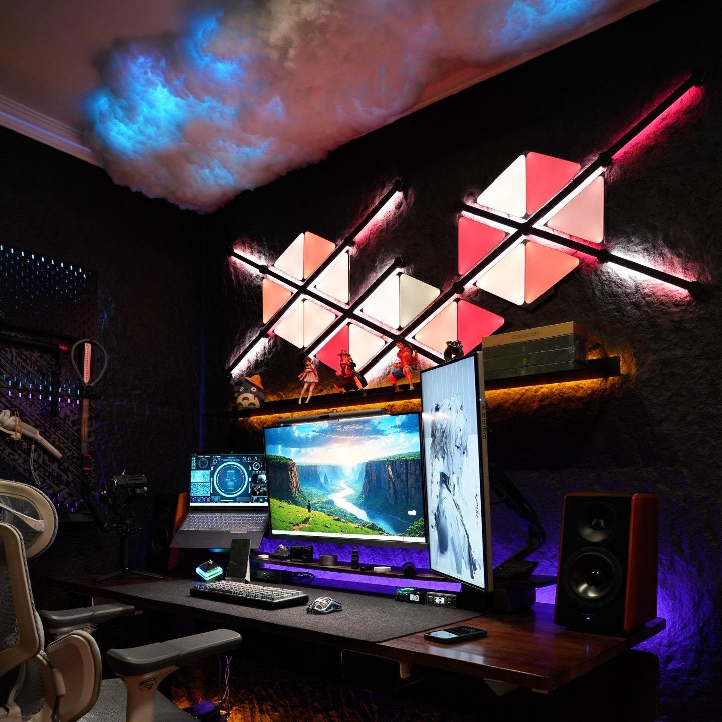 Nid Setup Đèn Trang Trí Lắp Ghép RGB NID-Light Route - Ánh Sáng Đa Sắc – Mac Setups