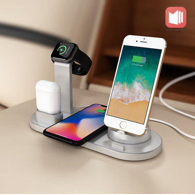 Hub sạc thông minh apple watch, iphone, airpods, sạc có dây và không dây